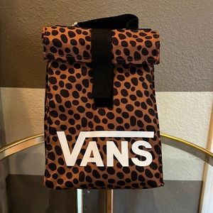 Vans Lunch Sack-Animal Print. Black/Brown. 100% Polyester/100% ethylene. NWT